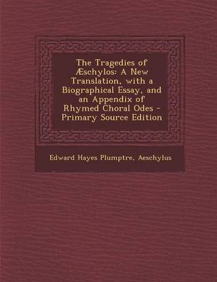 Book cover for Tragedies of Aeschylos