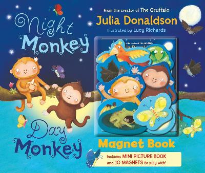 Book cover for Night Monkey, Day Monkey Magnet Book