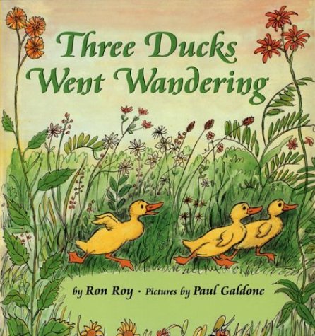 Book cover for Three Ducks Went Wandering