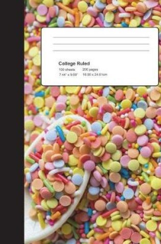 Cover of Composition Notebook Candy Sprinkles