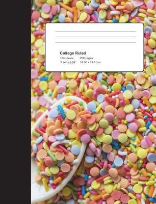 Book cover for Composition Notebook Candy Sprinkles