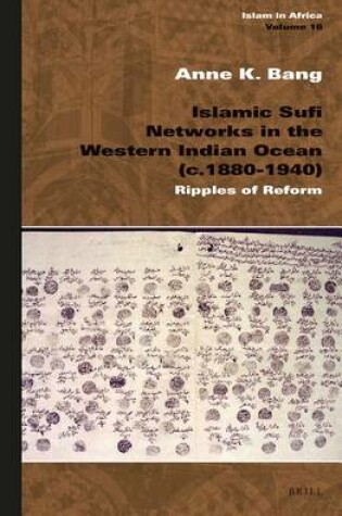 Cover of Islamic Sufi Networks in the Western Indian Ocean (C.1880-1940)