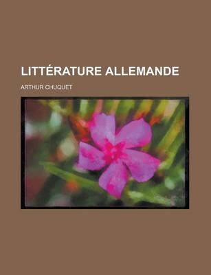 Book cover for Litterature Allemande