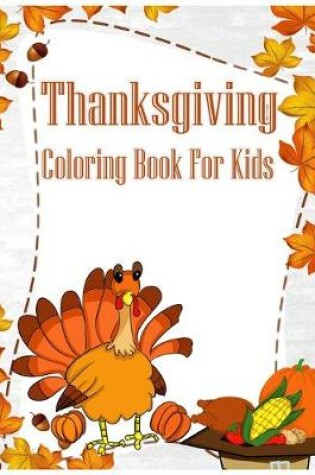 Cover of Thanksgiving Coloring book for kids