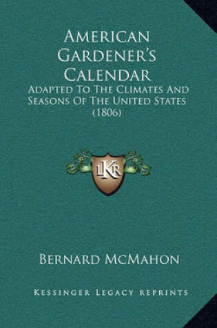 Cover of American Gardener's Calendar