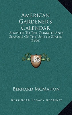 Book cover for American Gardener's Calendar