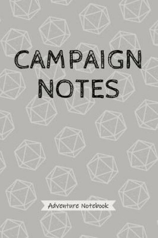 Cover of Campaign Notes - Adventure Notebook