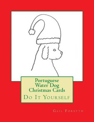 Book cover for Portuguese Water Dog Christmas Cards