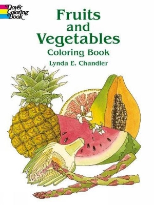 Book cover for Fruits and Vegetables Colouring Book