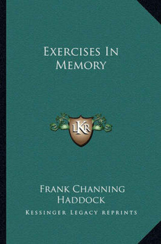 Cover of Exercises in Memory
