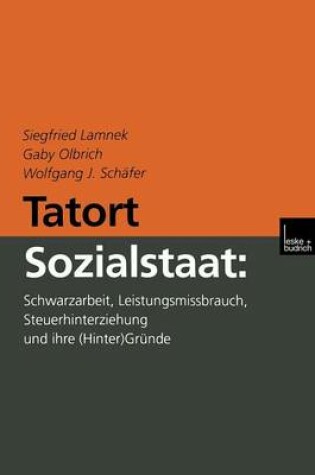 Cover of Tatort Sozialstaat