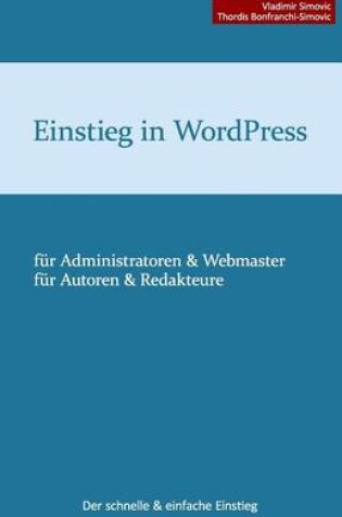 Cover of Einstieg in WordPress 3.8