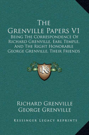 Cover of The Grenville Papers V1