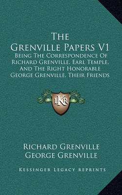 Book cover for The Grenville Papers V1