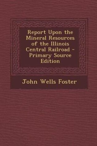 Cover of Report Upon the Mineral Resources of the Illinois Central Railroad