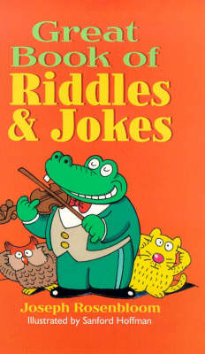 Book cover for Great Book of Riddles and Jokes