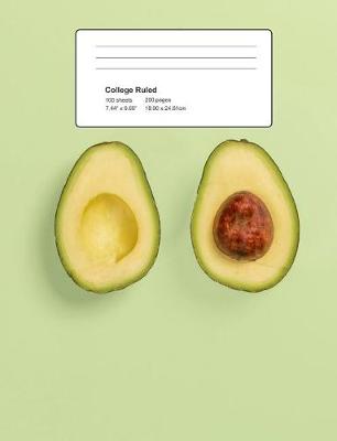 Book cover for Avocado Composition Book - Avocado Lovers Unite