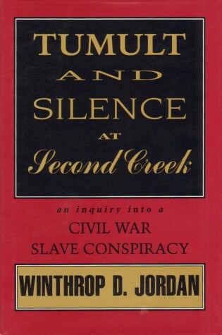 Cover of Tumult and Silence at Second Creek
