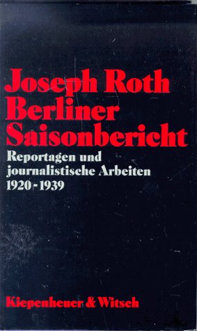 Book cover for Berliner Saisonbericht