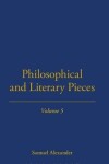 Book cover for Philosophical And Literary Pieces