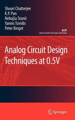 Cover of Analog Circuit Design Techniques at 0.5V