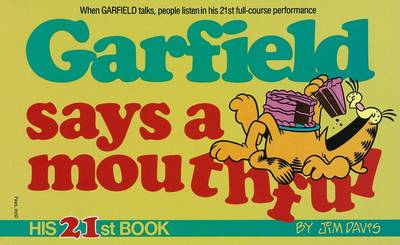 Book cover for Garfield Says A Mouthful Vol 21