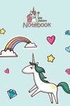 Book cover for I love unicorn notebook