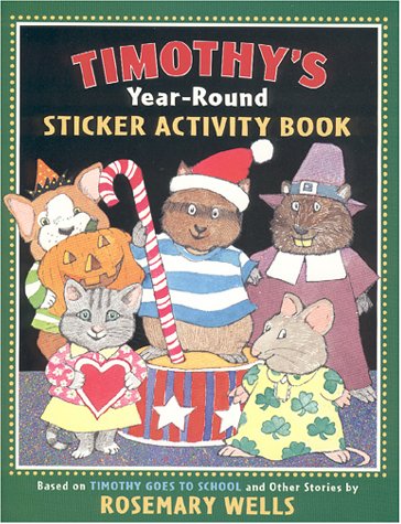 Book cover for Timothy's Year-Round Sticker Activity Book