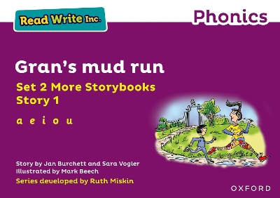 Book cover for Read Write Inc Phonics: Purple Set 2 More Storybook 1 Gran's mud run