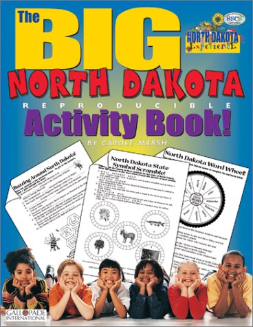 Book cover for The Big North Dakota Activity Book!