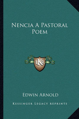 Book cover for Nencia a Pastoral Poem