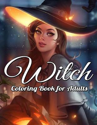 Book cover for Witch Coloring Book for Adults