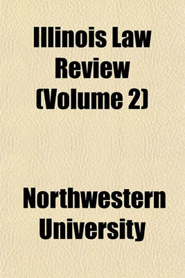 Book cover for Illinois Law Review (Volume 2)