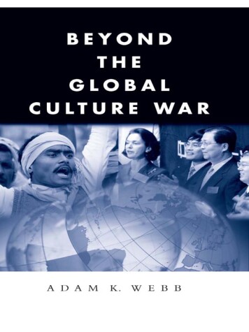 Book cover for Beyond the Global Culture War