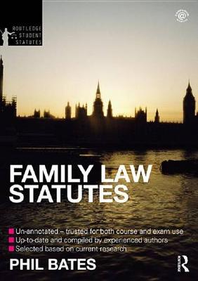 Book cover for Family Law Statutes