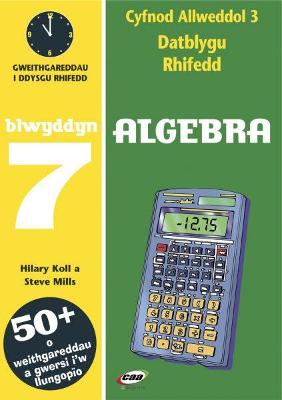 Book cover for CA3 Datblygu Rhifedd: Algebra Blwyddyn 7