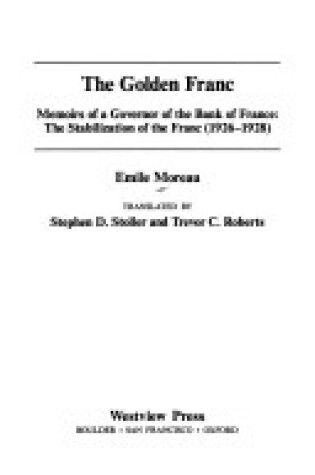 Cover of The Golden Franc