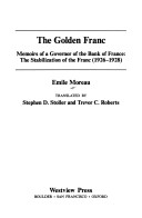 Book cover for The Golden Franc