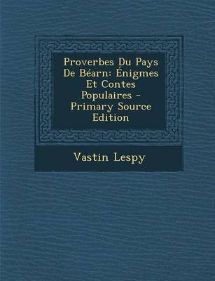 Book cover for Proverbes Du Pays de Bearn