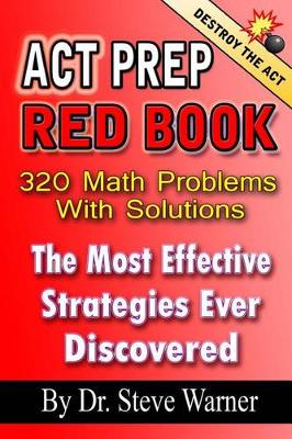 Cover of ACT Prep Red Book - 320 Math Problems with Solutions