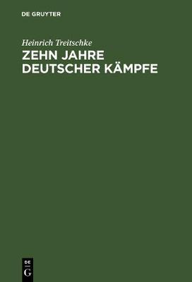Book cover for Zehn Jahre Deutscher Kampfe