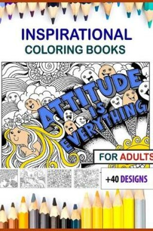 Cover of inspirational coloring books for adults large print