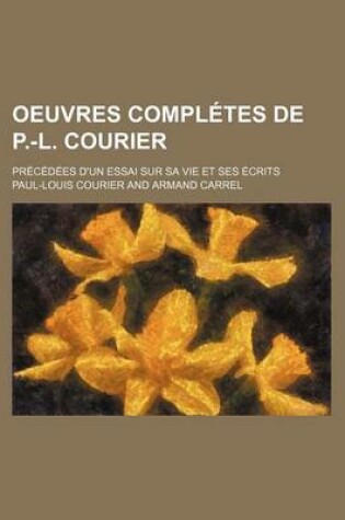 Cover of Oeuvres Completes de P. L. Courier (3)