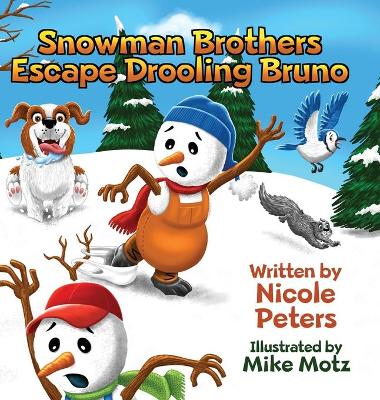 Book cover for Snowman Brothers Escape Drooling Bruno