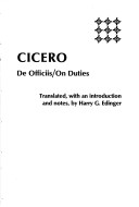 Cover of De Officiis