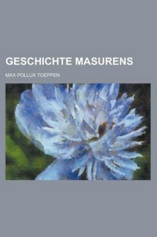 Cover of Geschichte Masurens