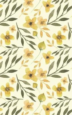 Book cover for Mustard Yellow Blossoms - Lined Notebook with Margins - 5