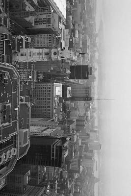 Book cover for Aerial View of Downtown Philadelphia, Pennsylvania in Black and White