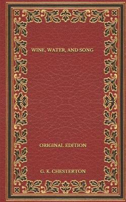 Book cover for Wine, Water, and Song - Original Edition