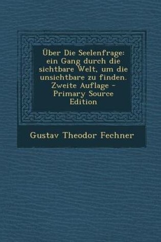 Cover of Uber Die Seelenfrage